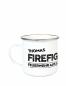 Preview: Emaille Tasse FIREFIGHTER - 300 ml - hinten
