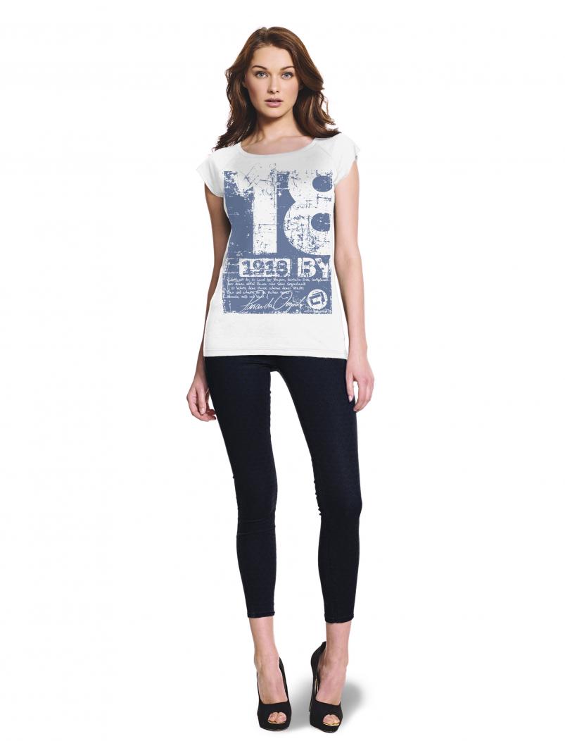 puranda T-Shirt FREISTAAT BAYERN - weiss - Model01