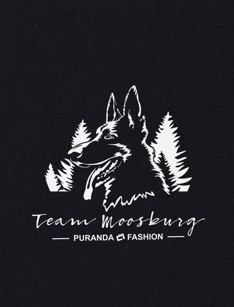 puranda Baby T-Shirt - TEAM MOOSBURG - schwarz - Motiv
