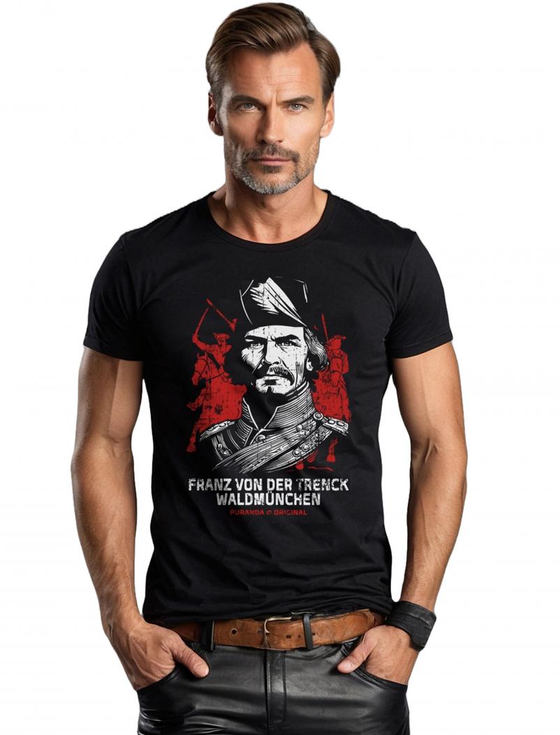 puranda T-Shirt TRENCK - schwarz- Model01nah