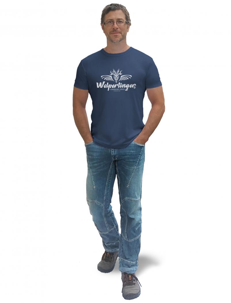 puranda T-Shirt WOLPERTINGER - denim - Model01