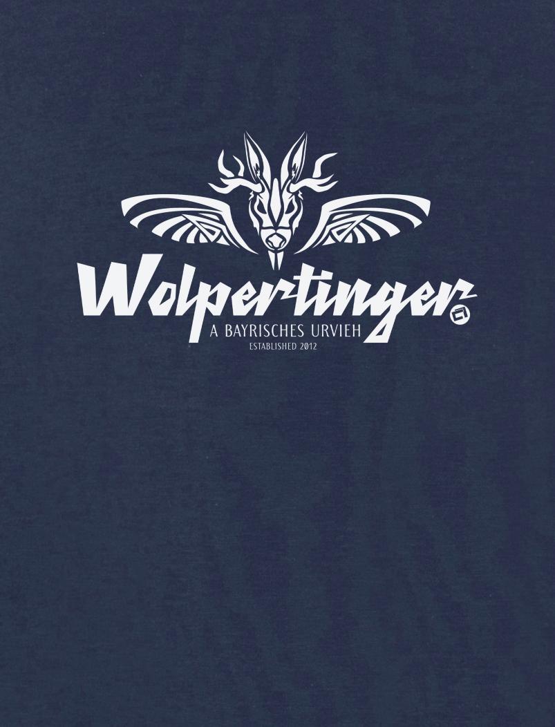puranda T-Shirt WOLPERTINGER - denim - Motiv