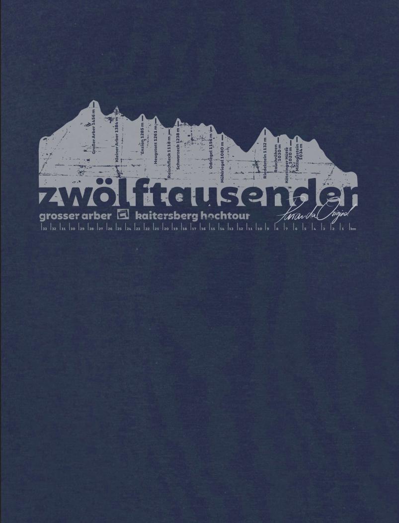 puranda T-Shirt Zwölftausender - denim - Motiv