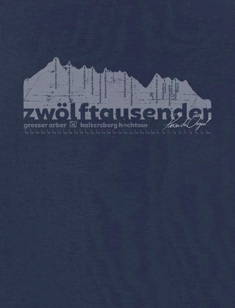 puranda T-Shirt Zwölftausender - denim - Motiv