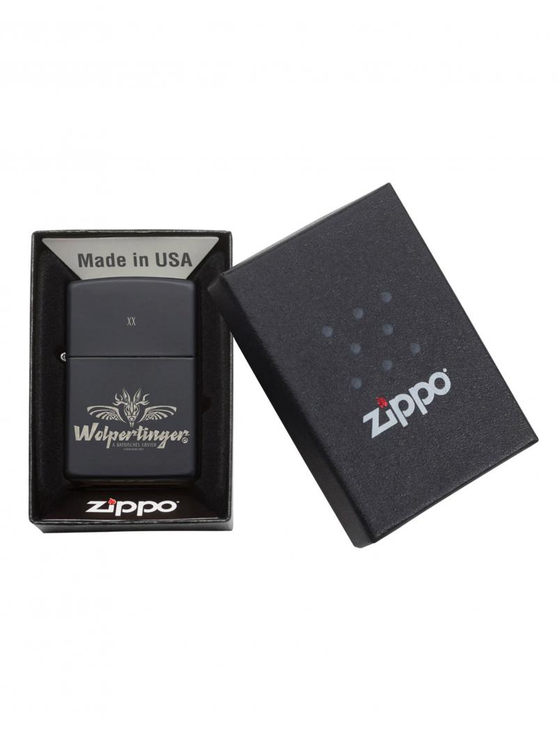 puranda Zippo - WOLPERTINGER - matt schwarz - Geschenk