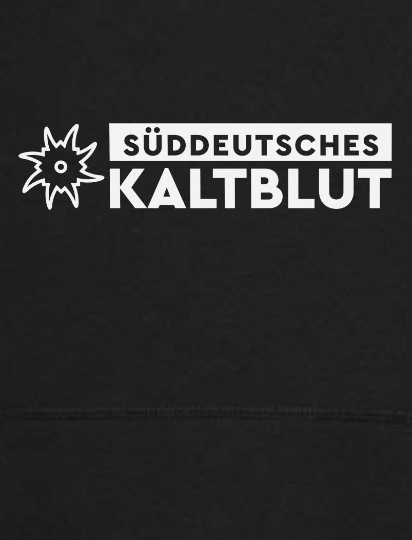 puranda Hoodie Süddeutsches Kaltblut - schwarz - Motiv