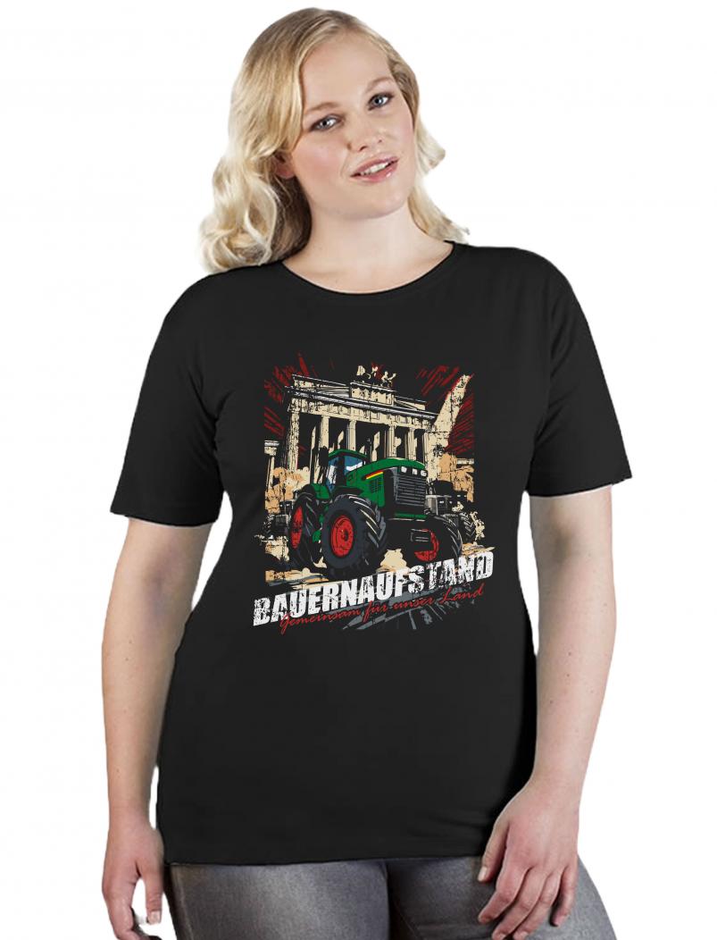 puranda T-Shirt - BAUERNAUFSTAND - schwarz - Model02