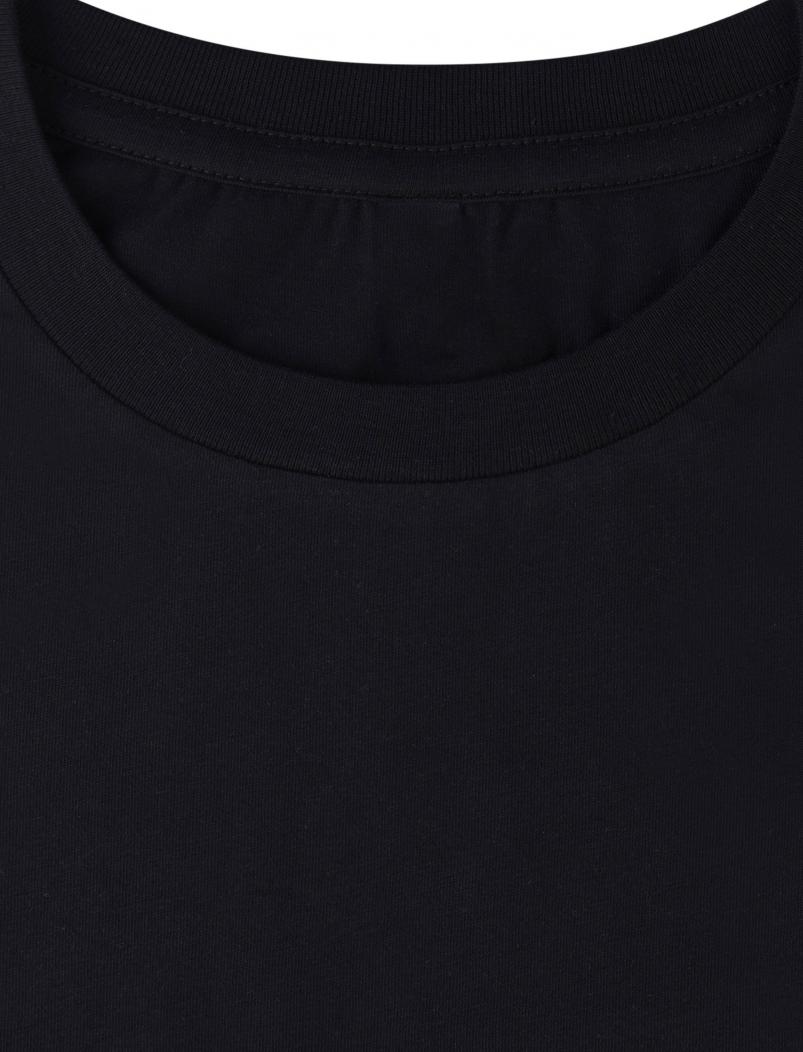 puranda T-Shirt - Süddeutsches Kaltblut - schwarz - Kragen