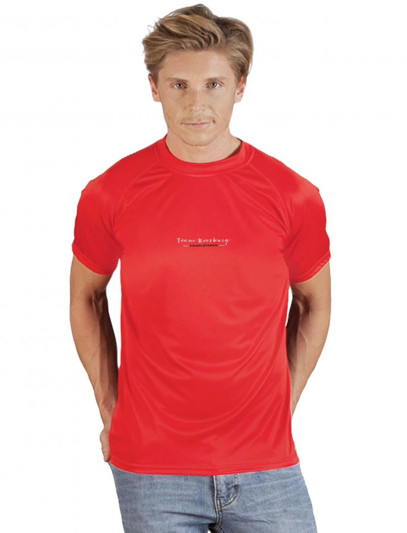 puranda T-Shirt - TEAM MOOSBURG - schwarz - Model01 nah