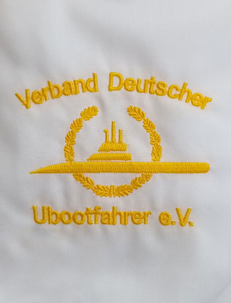 puranda VDU Bluse bügelfrei Ubootfahrer - weiss - Logo